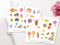 Preview: Sweet Pastry Sticker Set